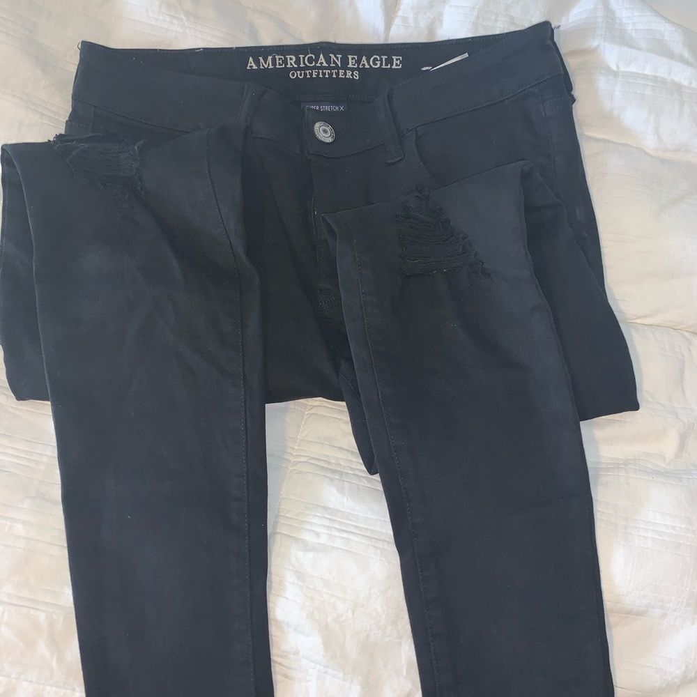 black skinny jeans